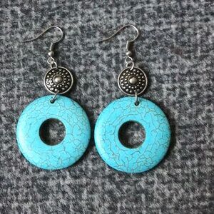 Turquoise fashion earrings